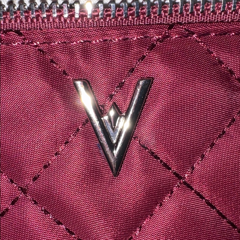Quilted Burgundy Waist Bag Large Belt Bag - Picture 10 of 10